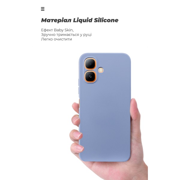 Фото - Чохол для смартфону Armorstandart ICON for Infinix Smart 20 4G Camera cover Lavender (ARM91385)